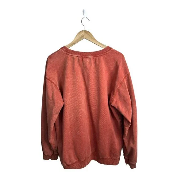 ROXY True Story Women's XXL Crewneck Sweatshirt | Orange | Outdoor Surf Beach - Picture 4 of 7